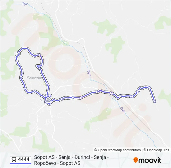 4444  Line Map