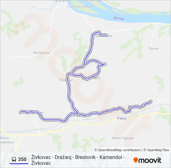 350  Line Map