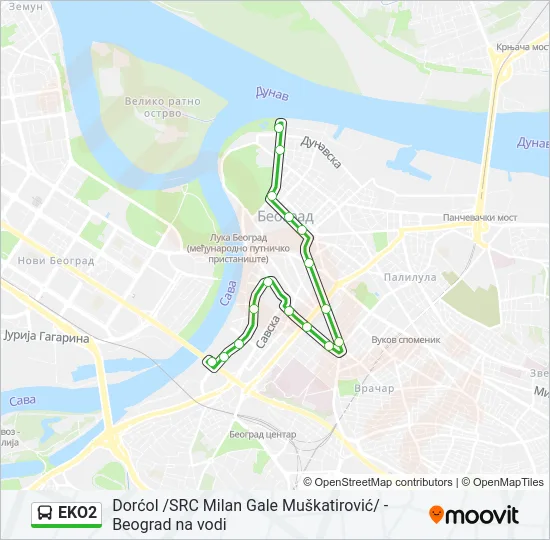 EKO2  Line Map