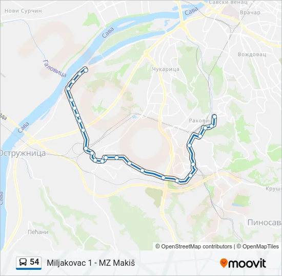 54  Line Map