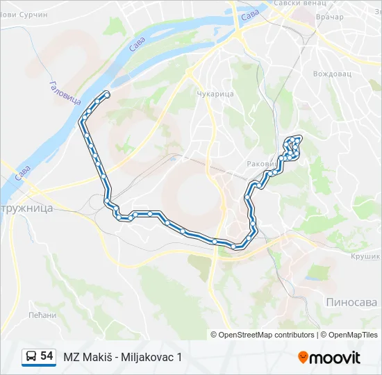 54  Line Map