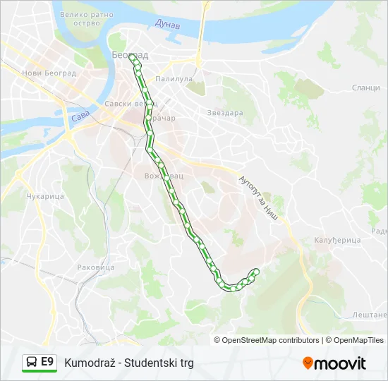 E9  Line Map