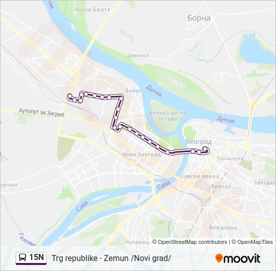 15N  Line Map