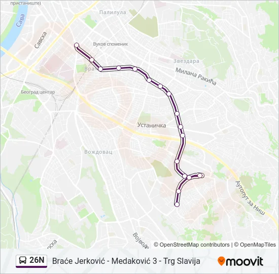 26N  Line Map