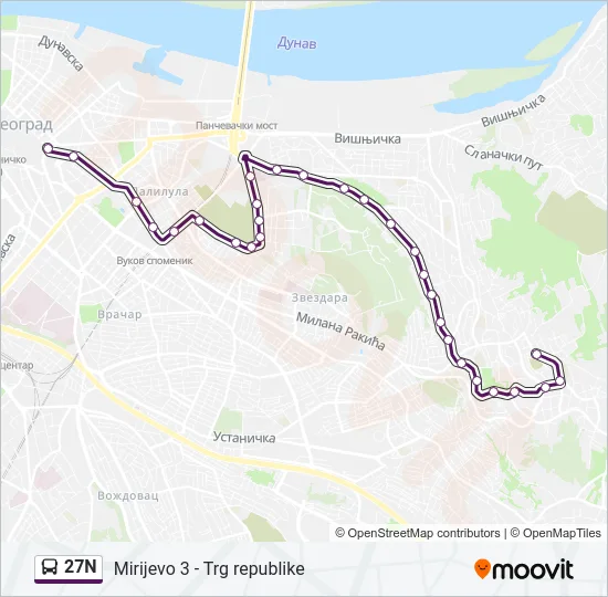 27N  Line Map