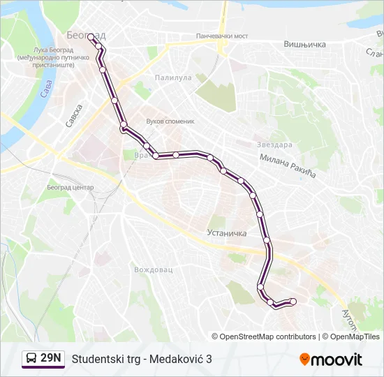 29N  Line Map