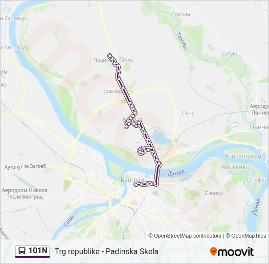 101N  Line Map