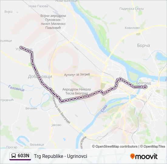 603N  Line Map