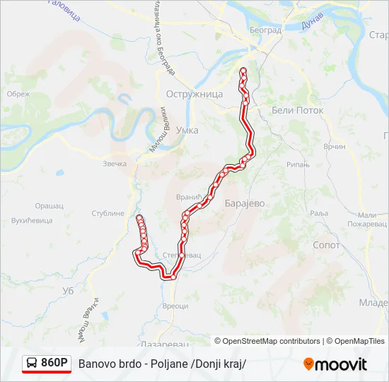 860P  Line Map