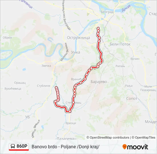 860P  Line Map