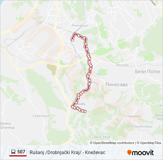 507 autobus mapa linije