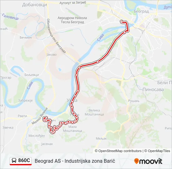 860C  Line Map