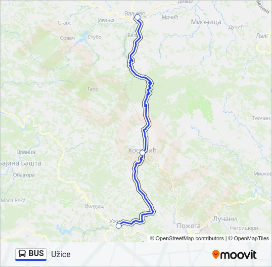 BUS Line Map