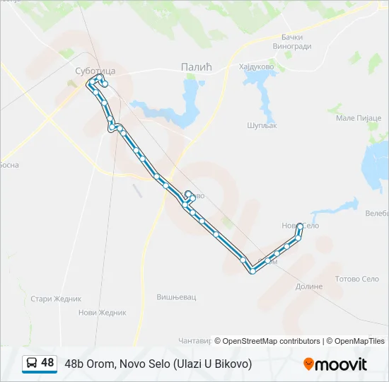 48 Bus Line Map