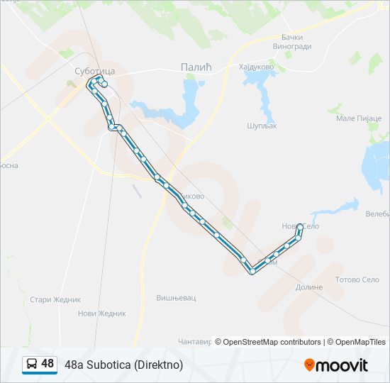 48 bus Line Map