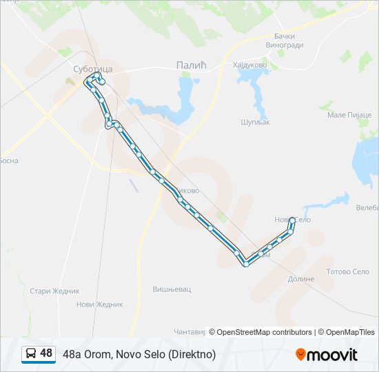 48 bus Line Map