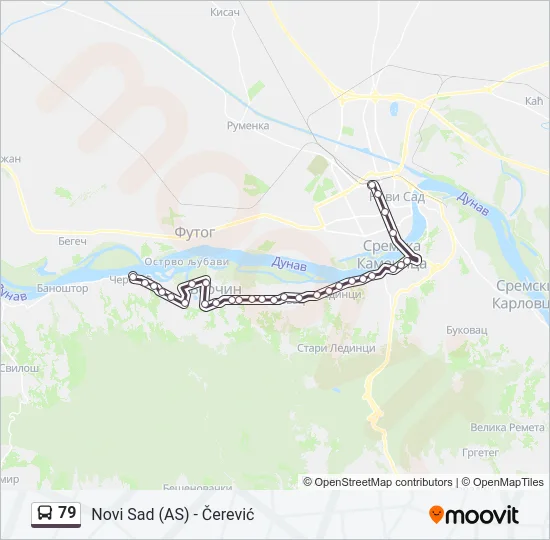 79 Bus Line Map