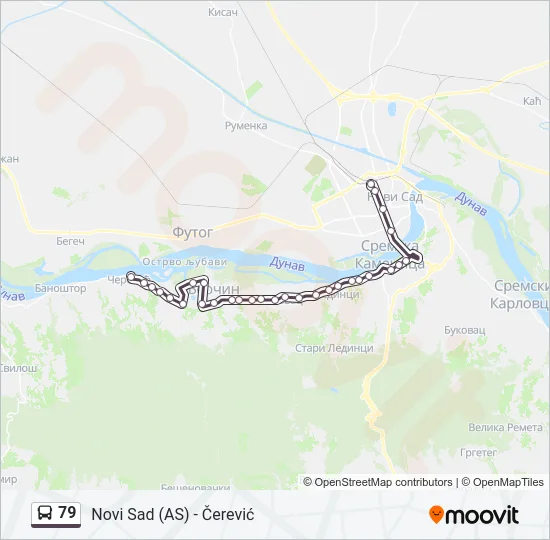 79 Bus Line Map