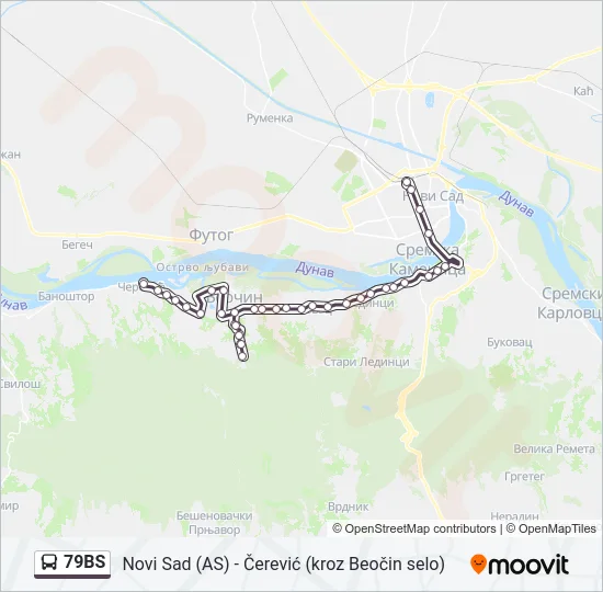 79BS Bus Line Map