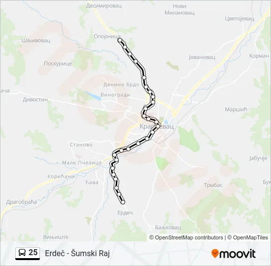 25  Line Map