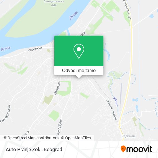 Auto Pranje Zoki mapa