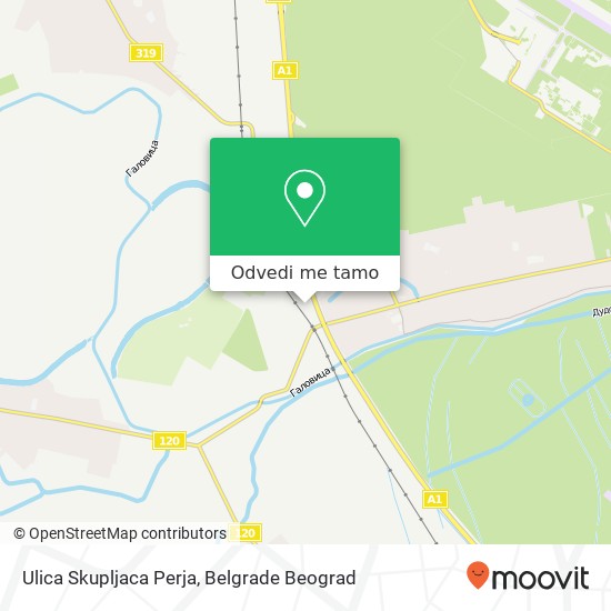 Ulica Skupljaca Perja mapa