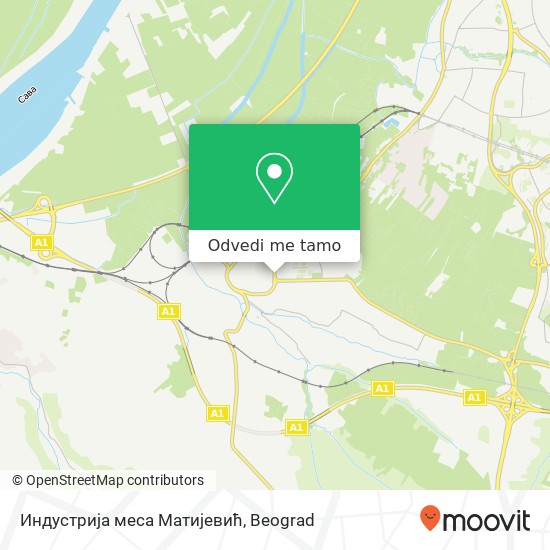 Индустрија меса Матијевић mapa