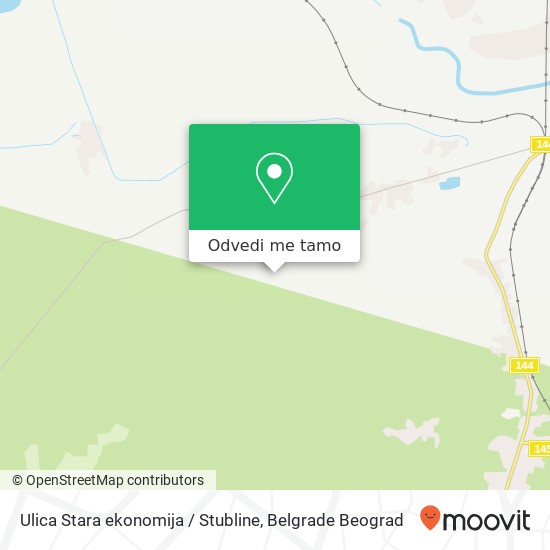 Ulica Stara ekonomija / Stubline mapa