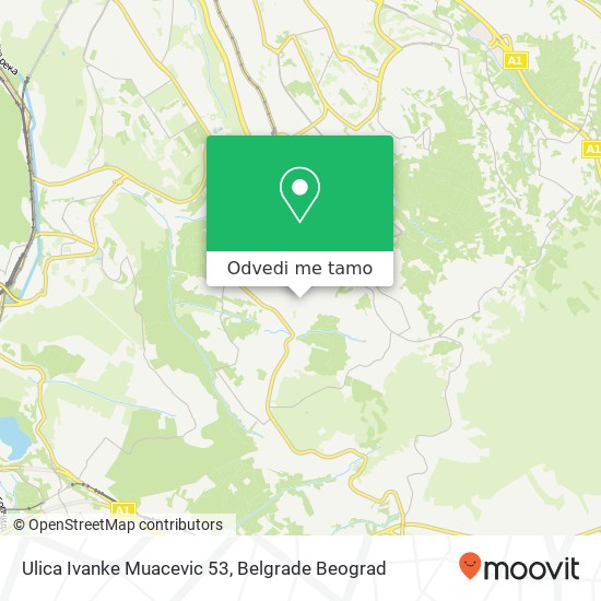 Ulica Ivanke Muacevic 53 mapa