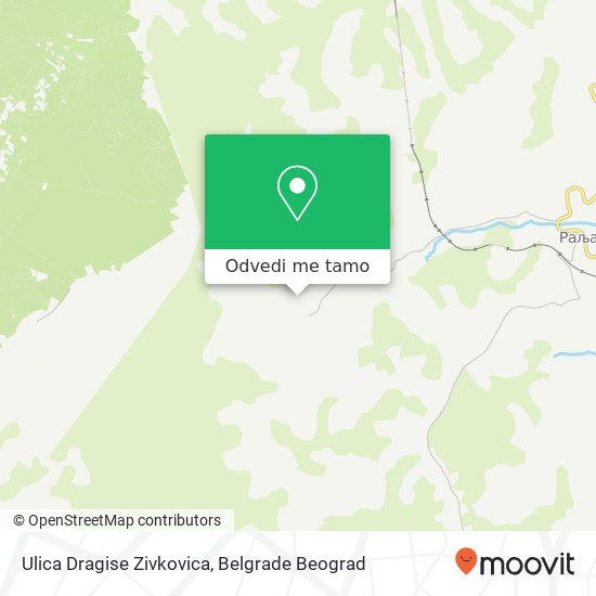 Ulica Dragise Zivkovica mapa