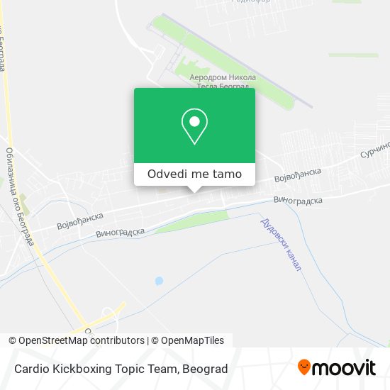 Cardio Kickboxing Topic Team mapa