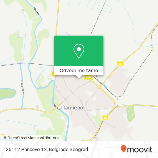 26112 Pancevo 12 mapa