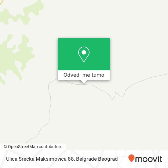 Ulica Srecka Maksimovica 88 mapa