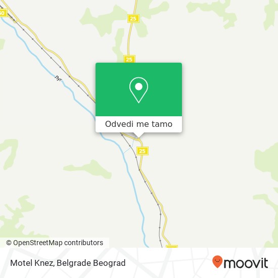 Motel Knez mapa