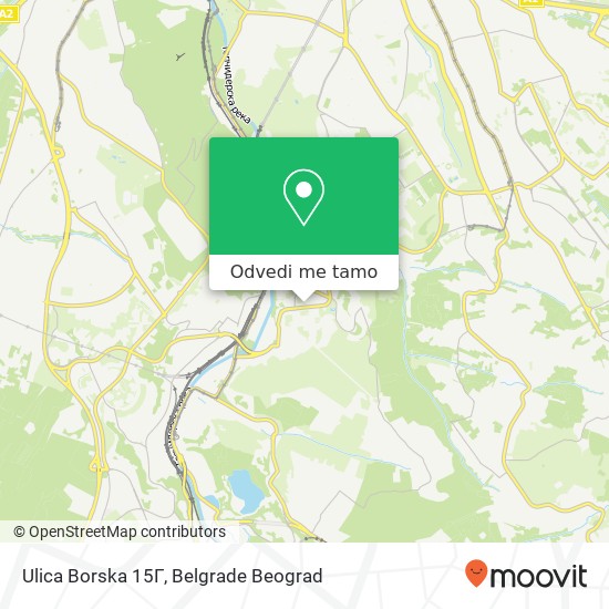 Ulica Borska 15Г mapa