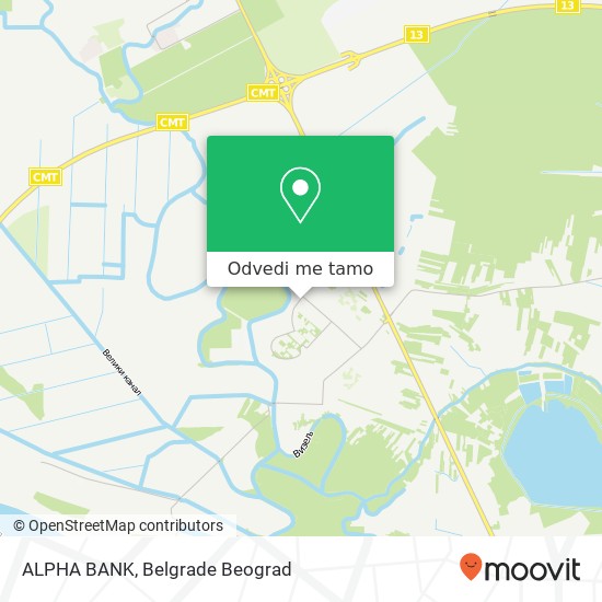 ALPHA BANK mapa