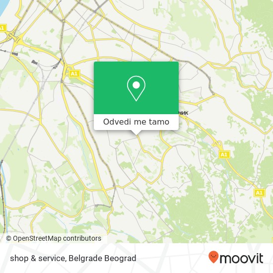 shop & service mapa