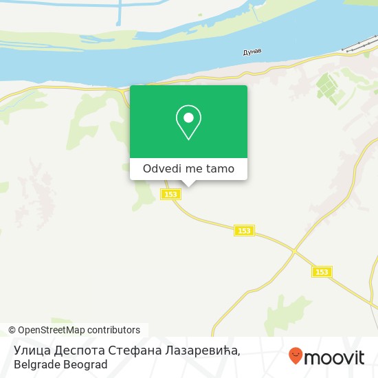 Улица Деспота Стефана Лазаревића mapa