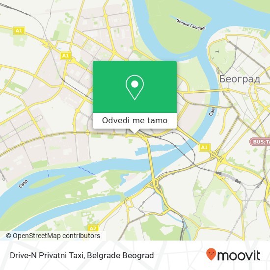 Drive-N Privatni Taxi mapa