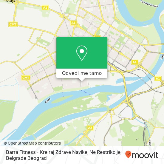 Barra Fitness - Kreiraj Zdrave Navike, Ne Restrikcije mapa