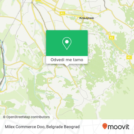 Milex Commerce Doo mapa