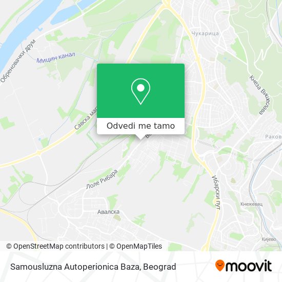 Samousluzna Autoperionica Baza mapa