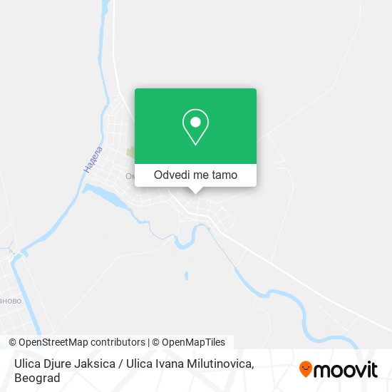 Ulica Djure Jaksica / Ulica Ivana Milutinovica mapa