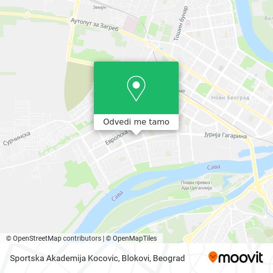 Sportska Akademija Kocovic, Blokovi mapa