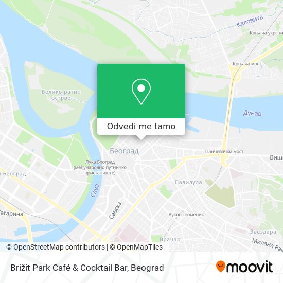 Brižit Park Café & Cocktail Bar mapa