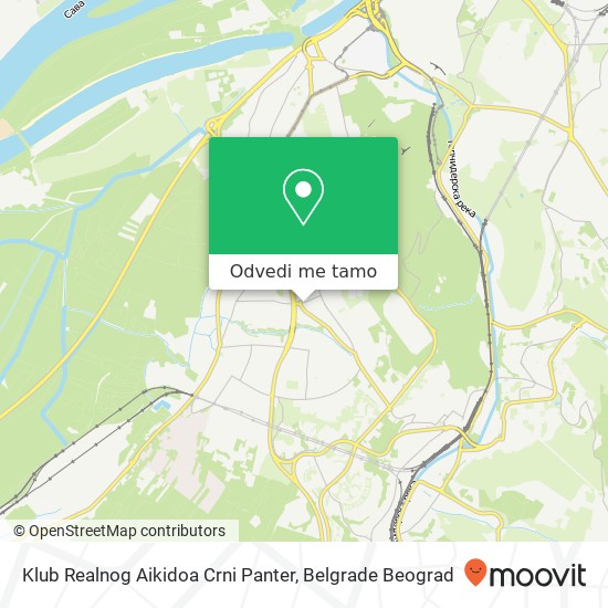 Klub Realnog Aikidoa Crni Panter mapa