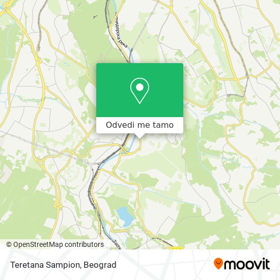 Teretana Sampion mapa