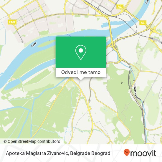 Apoteka Magistra Zivanovic mapa