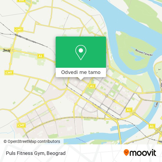 Puls Fitness Gym mapa