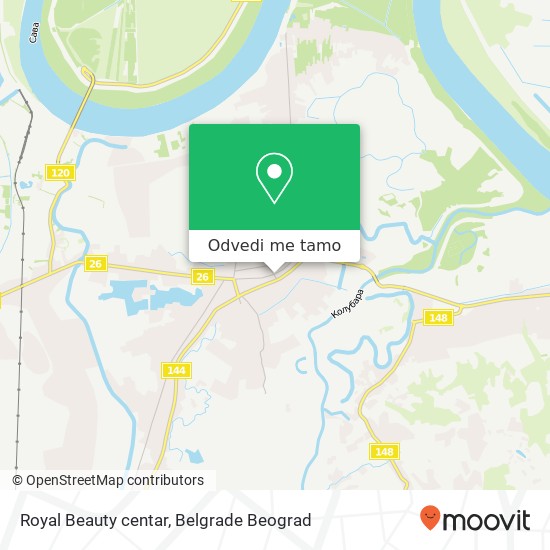 Royal Beauty centar mapa